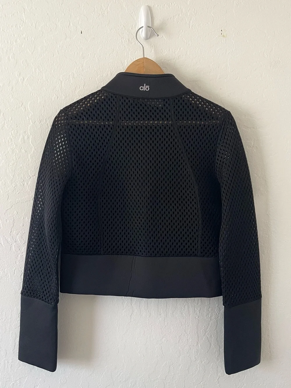 Alo After Yoga Cropped Scuba Mesh Jacket